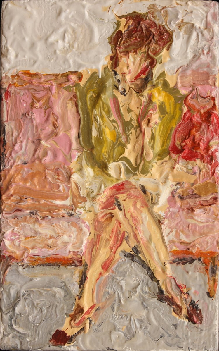 352. Seated Figure by Howard Aspden
