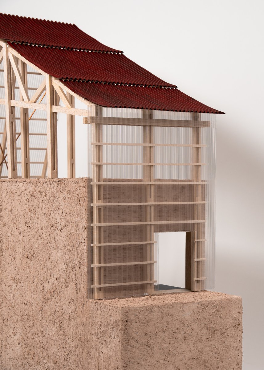 245. Knowledge Exchange HQ: Structural 1:20 Section Model by Samuel Bray