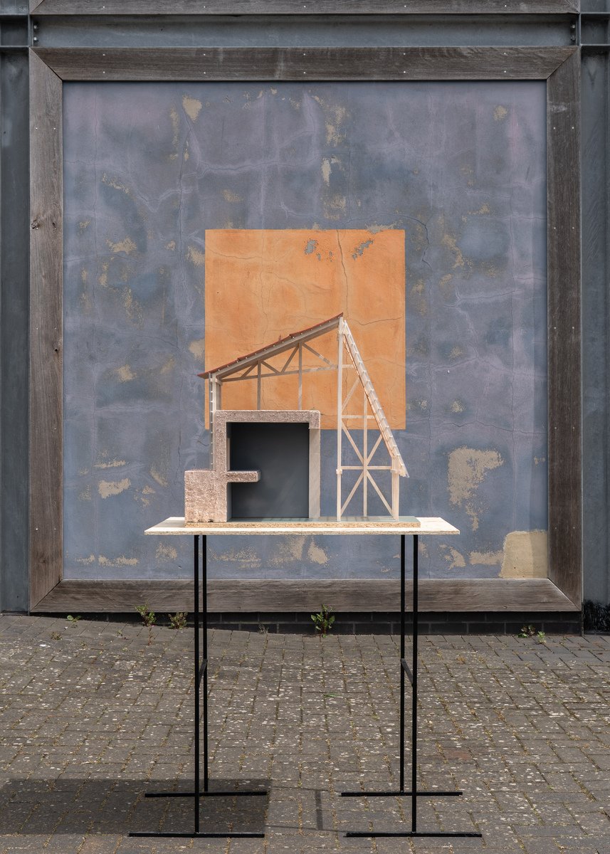 245. Knowledge Exchange HQ: Structural 1:20 Section Model by Samuel Bray