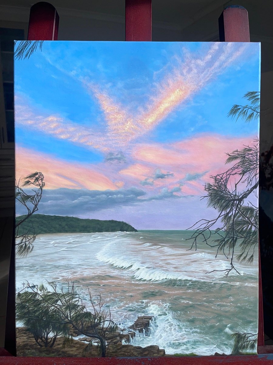 The Sea Set Ablaze by Nicole Benkouar