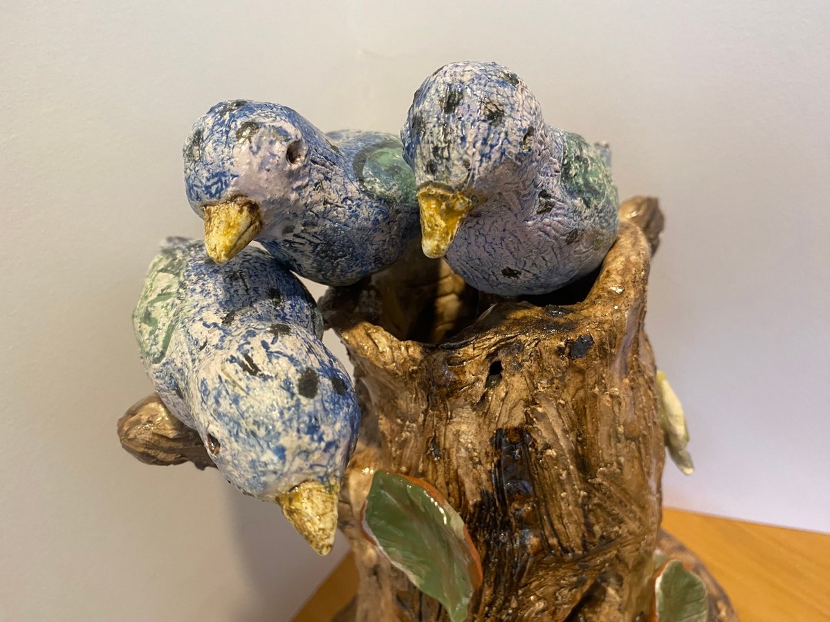 Three Blue Birds by Chandos Ford