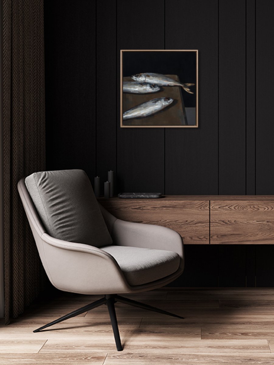 Fish on Stool by Keith Burt