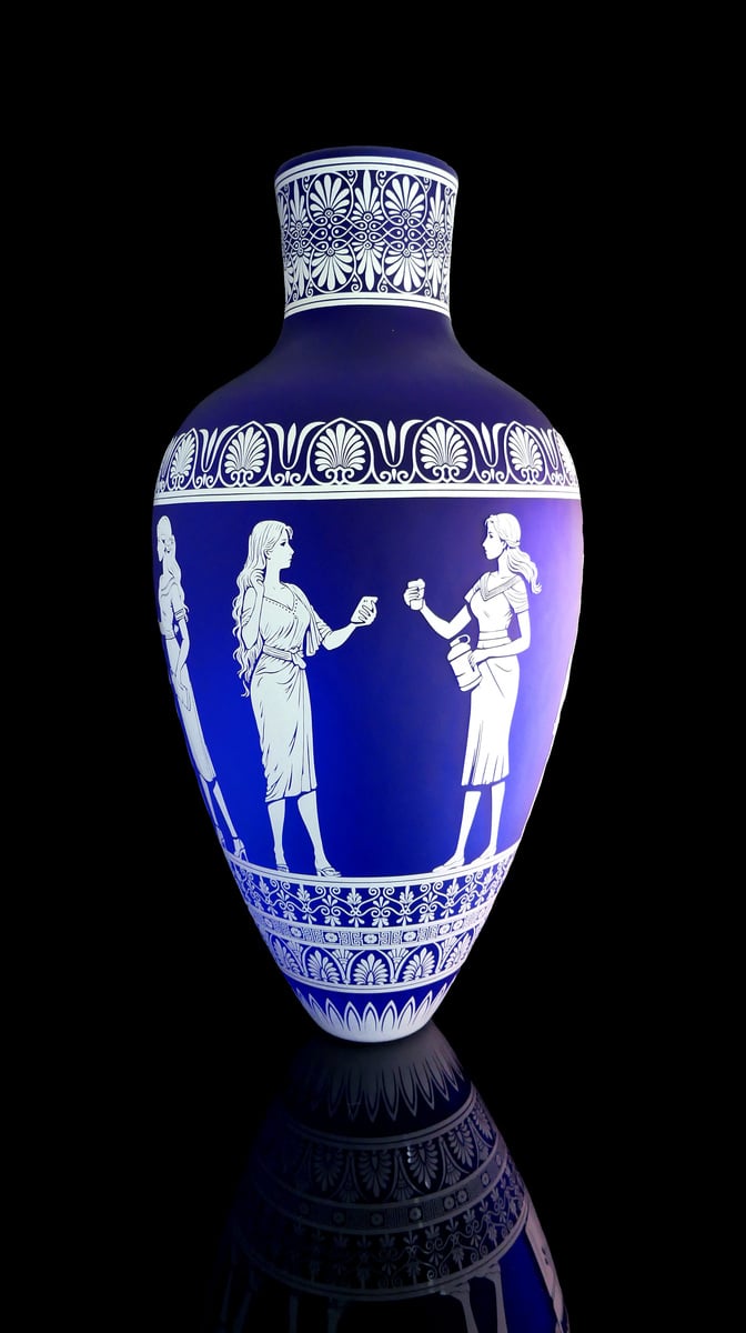 Women gathering water by Jessica Murtagh