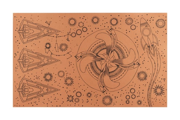 Abundance of Country: Batwing Coral (Bronze series), 2025-26 by Brian Robinson