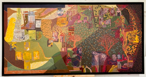 201. Roving Out (for Paula Meehan), 2025 by Iain Biggs RWA