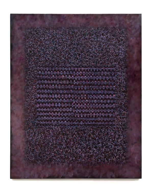 210. 86% Burgundy, 9% Orange, 3% Blue, 2026 by Margot Blackk