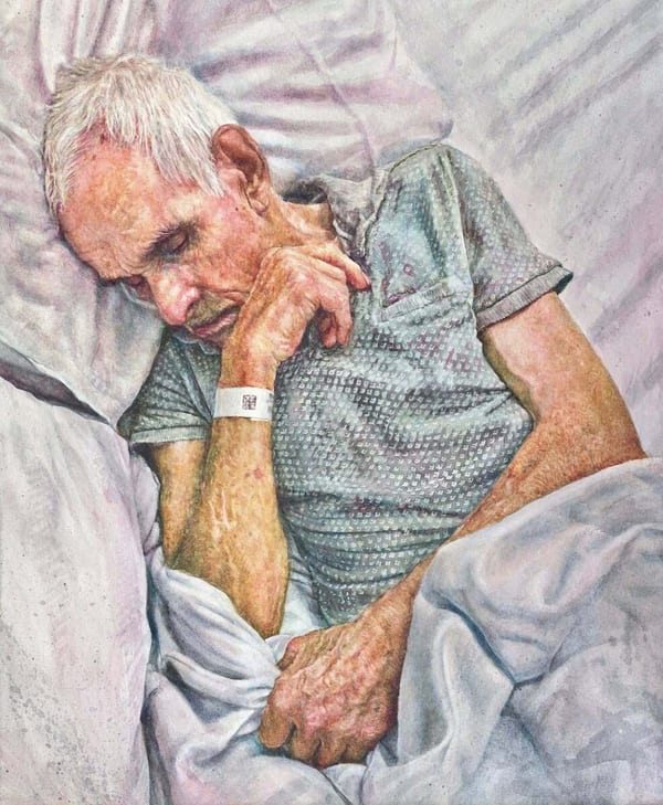 125. Father, Holding On, 2025 by Vincent Michael Brown