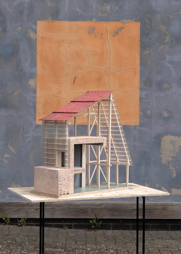 245. Knowledge Exchange HQ: Structural 1:20 Section Model, 2026 by Samuel Bray