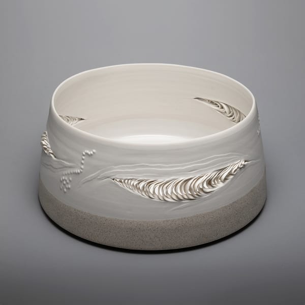 Sand series tall bowl by Linda Detoma