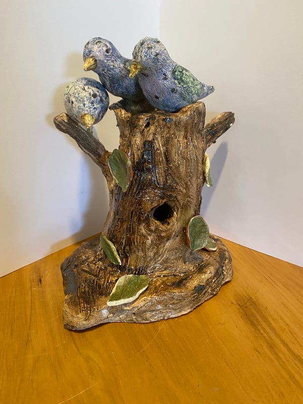 Three Blue Birds by Chandos Ford