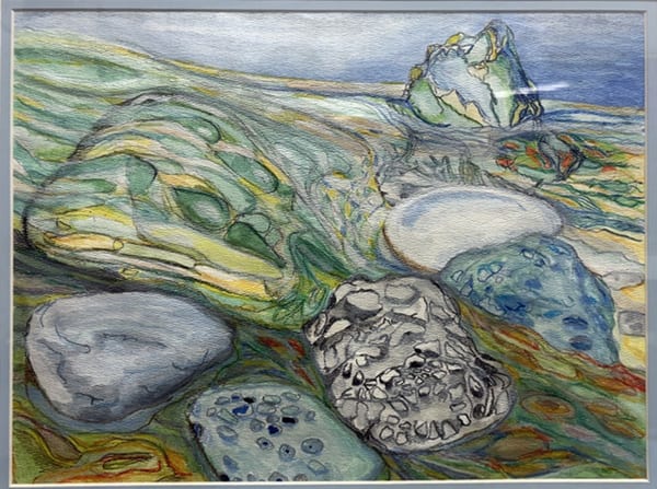 River bed and stones by Hearher Ronngard