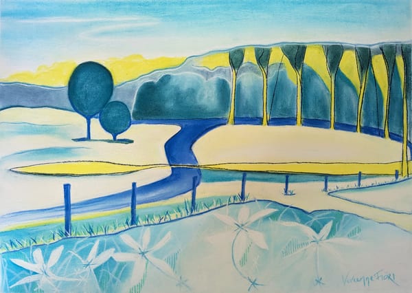 Frosty Morning Eltham by Vivienne Fiori
