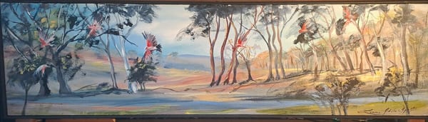 Galahs at Lyal Glen by Leanne Ipsen