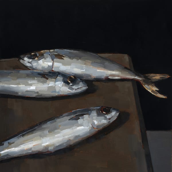 Fish on Stool, 2026 by Keith Burt