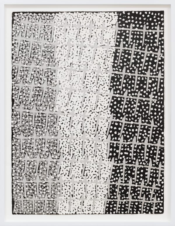 Tears of the Djulpan, 2025 by Ms D Yunupiŋu (1949-2026)