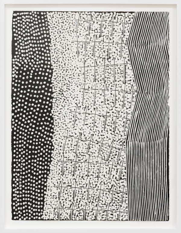 Tears of the Djulpan, 2024 by Ms D Yunupiŋu (1949-2026)