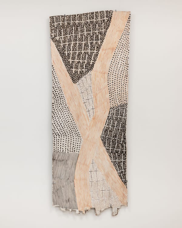 Tears of the Djulpan, 2025 by Ms D Yunupiŋu (1949-2026)