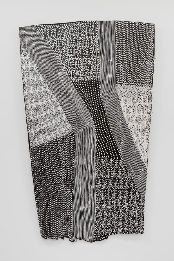 Tears of the Djulpan, 2025 by Ms D Yunupiŋu (1949-2026)