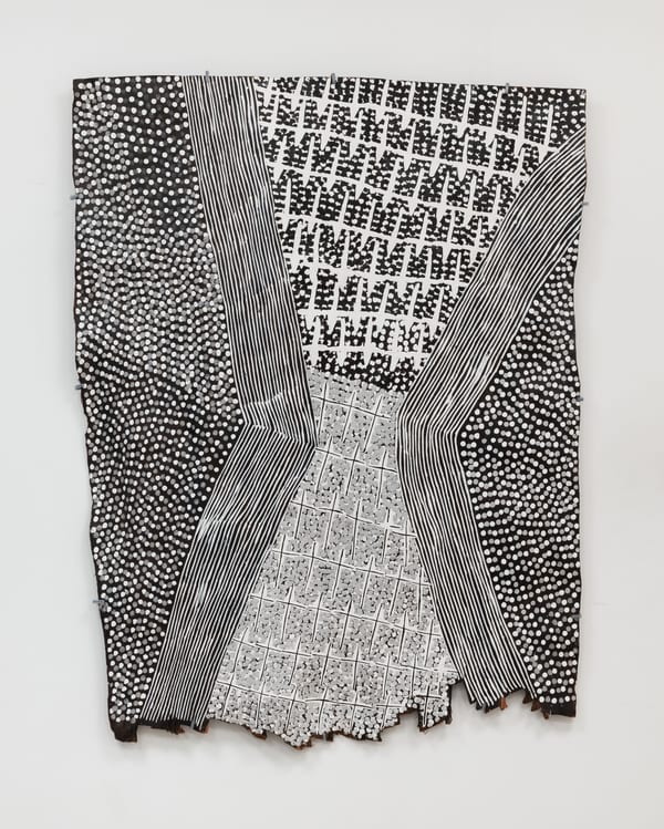 Tears of the Djulpan, 2025 by Ms D Yunupiŋu (1949-2026)