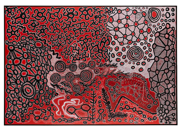 Tjukurpa Atuny, 2015 by Spinifex Mens Collab