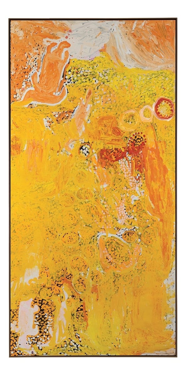Wati Ngintaka Tjukurpa, 2010 by Tiger Palpatja