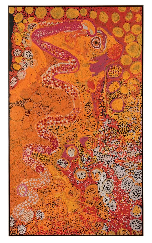 Piltati, Wati Waṉampi, 2010 by Tiger Palpatja