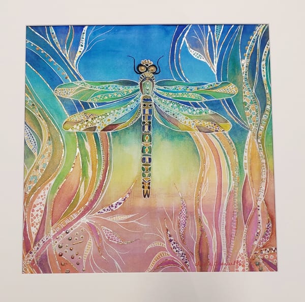 Dragonfly Resting by Merle Cranwell