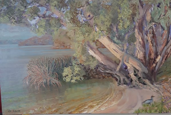 Riverton Dve En Plein Air by Nick de Garis