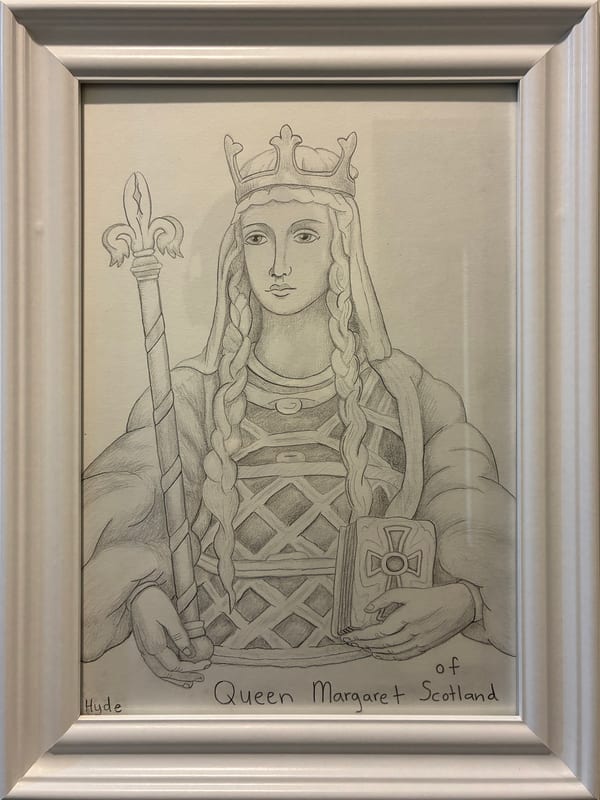 Queen Margaret of Scotland after Douglas Strachan by Patrick Hyde