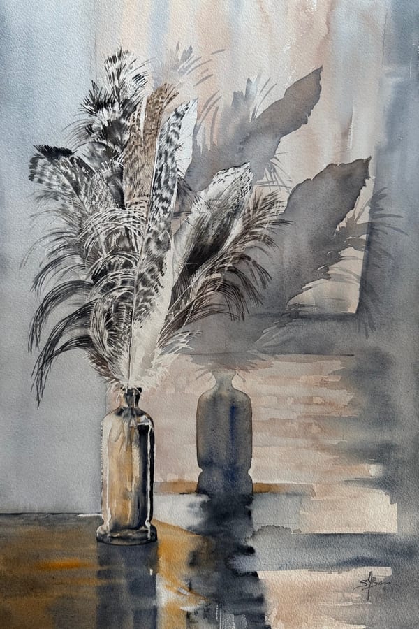 Reflections in Plume by Sue Bass