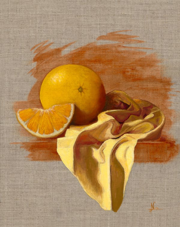 Sunset Orange by Natasha Baker