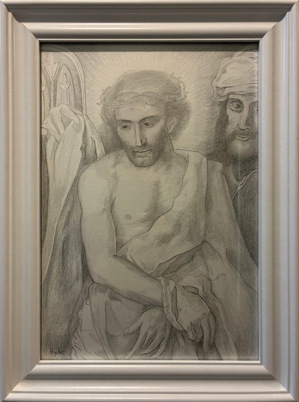 Ecce Homo (Consider the Man) after Antonio Correggio by Patrick Hyde