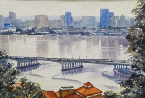 Morning View Over Our City by Stephanie Boyle