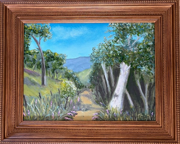 Ghost Gum Bush Path by Netti Brown