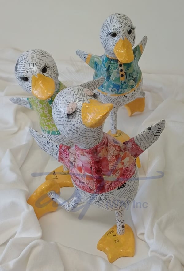 Huey, Lewie and Dolly (Frolicking Through the Meadow) by Lynette Bell