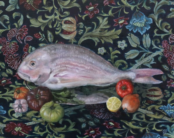 Catch of the day, fresh from the garden by Suzana Bozanic