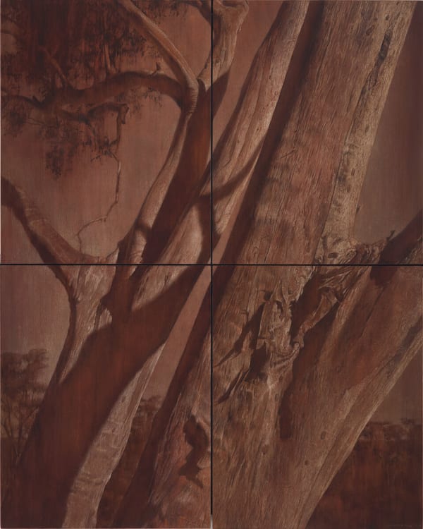 Wood Land - Red, 2026 by Tony Windberg