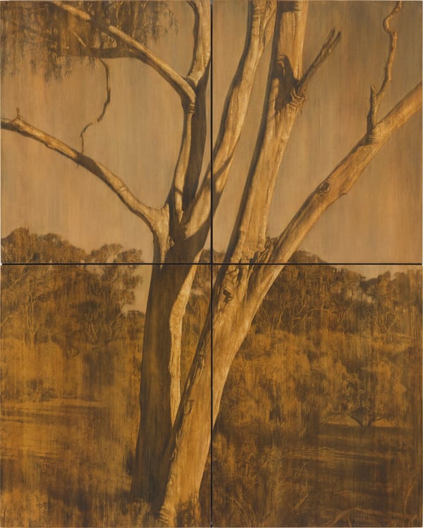 Wood Land - Gold, 2026 by Tony Windberg