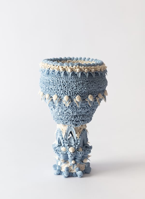 Superfluous Architectural Chalice With Grotto Stem, 2026 by Ebony Russell