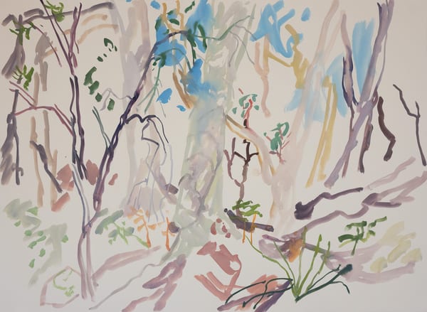 Treetops rustle (Study), 2026 by Bronte Leighton-Dore