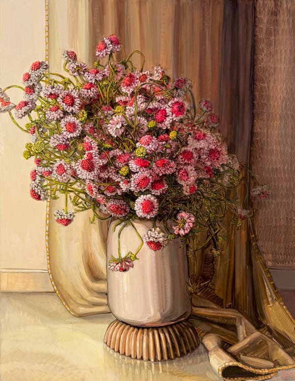Scabiosa Strawberry Hoop Scoop, 2026 by Sam Michelle