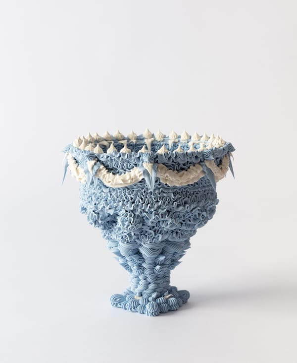 Superfluous Festooned Chalice Urn, 2026 by Ebony Russell