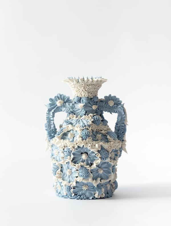 Superfluous Floral Foliate Vase, 2026 by Ebony Russell